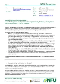 NFU Response