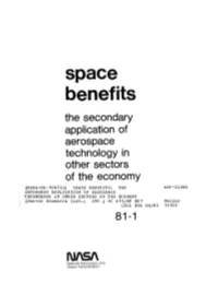 Spac Benefits the Secondary Application of Aerospace Technology in Other Sectors