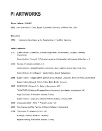 Susan Hefuna – Full CV
