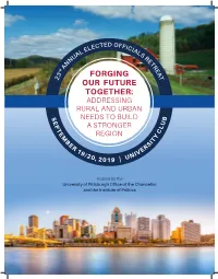 Forging Our Future Together: Addressing Rural and Urban Needs to Build a Stronger Region