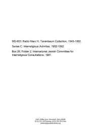 MS-603: Rabbi Marc H