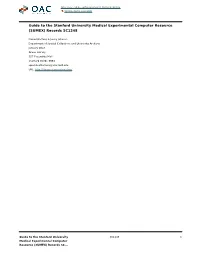 Stanford University Medical Experimental Computer Resource (SUMEX) Records SC1248