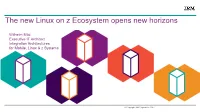 IBM Linuxone and Linux on Z Systems SOA
