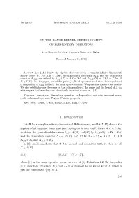On the Range-Kernel Orthogonality of Elementary Operators