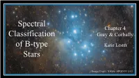 Spectral Classification of B-Type Stars