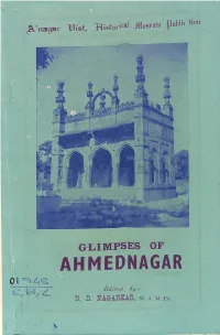 AHMEDNAGAR 01 ^ ^/R ^ ^Dhed Dy •- D