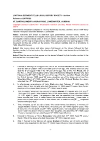 Archive Reference LDF/PR2/3 ST
