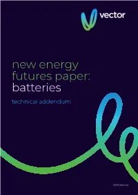Batteries Technical Addendum