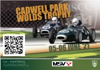 Cadwell Park Programme