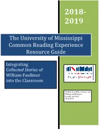Integrating Collected Stories of William Faulkner Into the Classroom