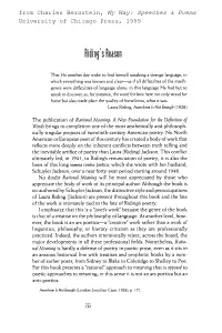 My Way: Speeches and Poems