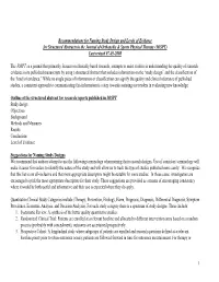 Recommendations for Naming Study Design and Levels of Evidence