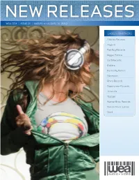 Audio + Video 8/3/10 Audio & Video Releases *Click on the Artist Names to Be Taken Directly to the Sell Sheet