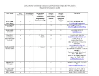 (CCEP) in North Carolina Regional Participation Guide