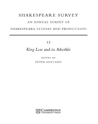 King Lear and Its Afterlife