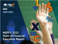 NGPF's 2021 State of Financial Education Report