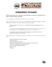 Screening Toolkit