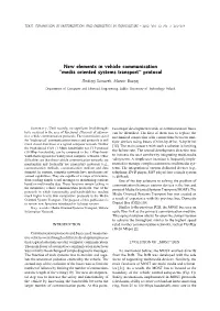 Media Oriented Systems Transport” Protocol