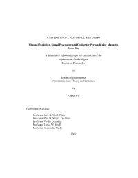 UNIVERSITY of CALIFORNIA, SAN DIEGO Channel Modeling, Signal