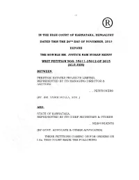 Writ Petition Nos: 35011-35012 of 2015 (Klr-Res)
