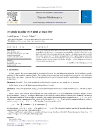 Discrete Mathematics on Circle Graphs with Girth at Least Five
