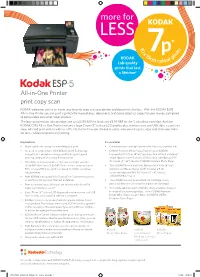 LESS KODAK * 1 0 O X P T 17 O 5 H Kodak Cm Ur P Lab-Quality Colo Prints That Last a Lifetime2
