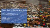 Open Source Advising at Scale