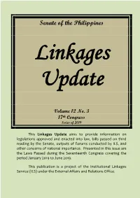 Covers Republic Act Numbers 11167-11372