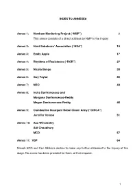 Newham Monitoring Project (“NMP”) 2 This Annex Consists of a Direct Address by NMP to the Inquiry
