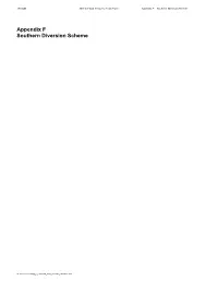 Appendix F Southern Diversion Scheme