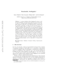 Arxiv:1911.05672V2 [Cs.FL] 4 Feb 2020 Tax of a Language Must Be Deﬁned [2,10,15,29,32]