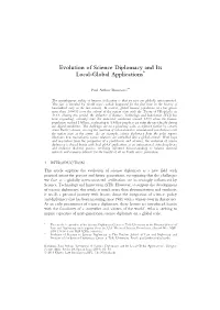 Evolution of Science Diplomacy and Its Local-Global Applications*