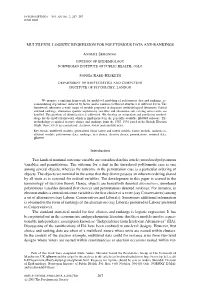 Multilevel Logistic Regression for Polytomous Data and Rankings