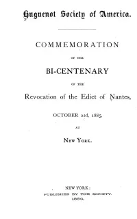 The Edict of Nantes and Its Recall