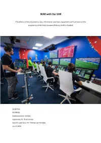 WAR with the VAR