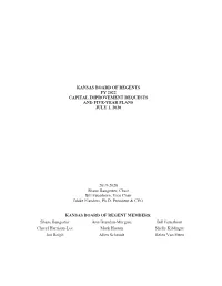 Capital Improvement Requests and Five-Year Plans July 1, 2020