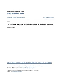 Cartesian Closed Categories for the Logic of Proofs