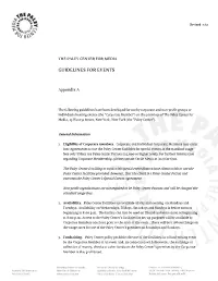 Guidelines for Events