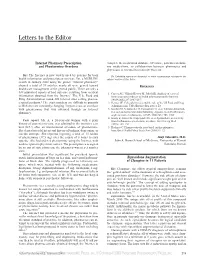 Letters to the Editor