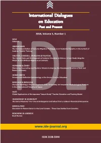2018, Volume 5, Number 1