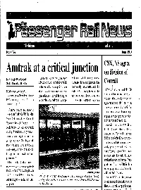 Amtrak at a Critical Junction on Division of by Kenneth Prendergast in Recent Years, Rail Passenger Erations