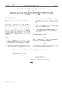 Commission Implementing Regulation (EU)