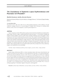 The Coexistence of Systemic Lupus Erythematosus and Psoriasis: Is It Possible?