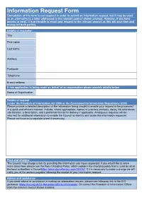 Information Request Form