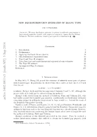 New Equidistribution Estimates of Zhang Type