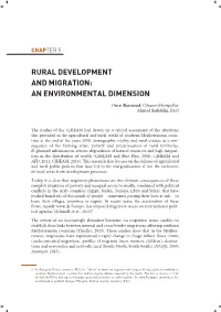 Rural Development and Migration: an Environmental Dimension
