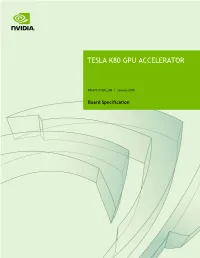 Tesla K80 Gpu Accelerator