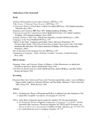1 Publications of Ray Jackendoff Books Semantic