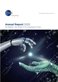 Annual Report 2020 Go Digital • Go Smart in the Changing Times