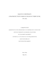 Dialectic of Spectrality: a Transpacific Study on Being in the Age Of